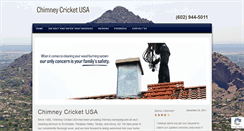 Desktop Screenshot of chimneycricketusa.com
